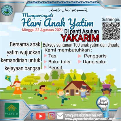 Santunan Anak Yatim Bulan Muharram 2021