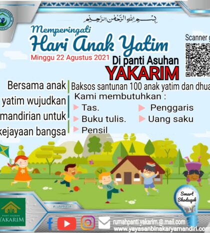 Santunan Anak Yatim Bulan Muharram 2021